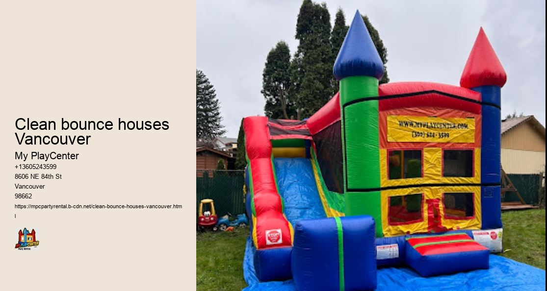 Clean bounce houses Vancouver